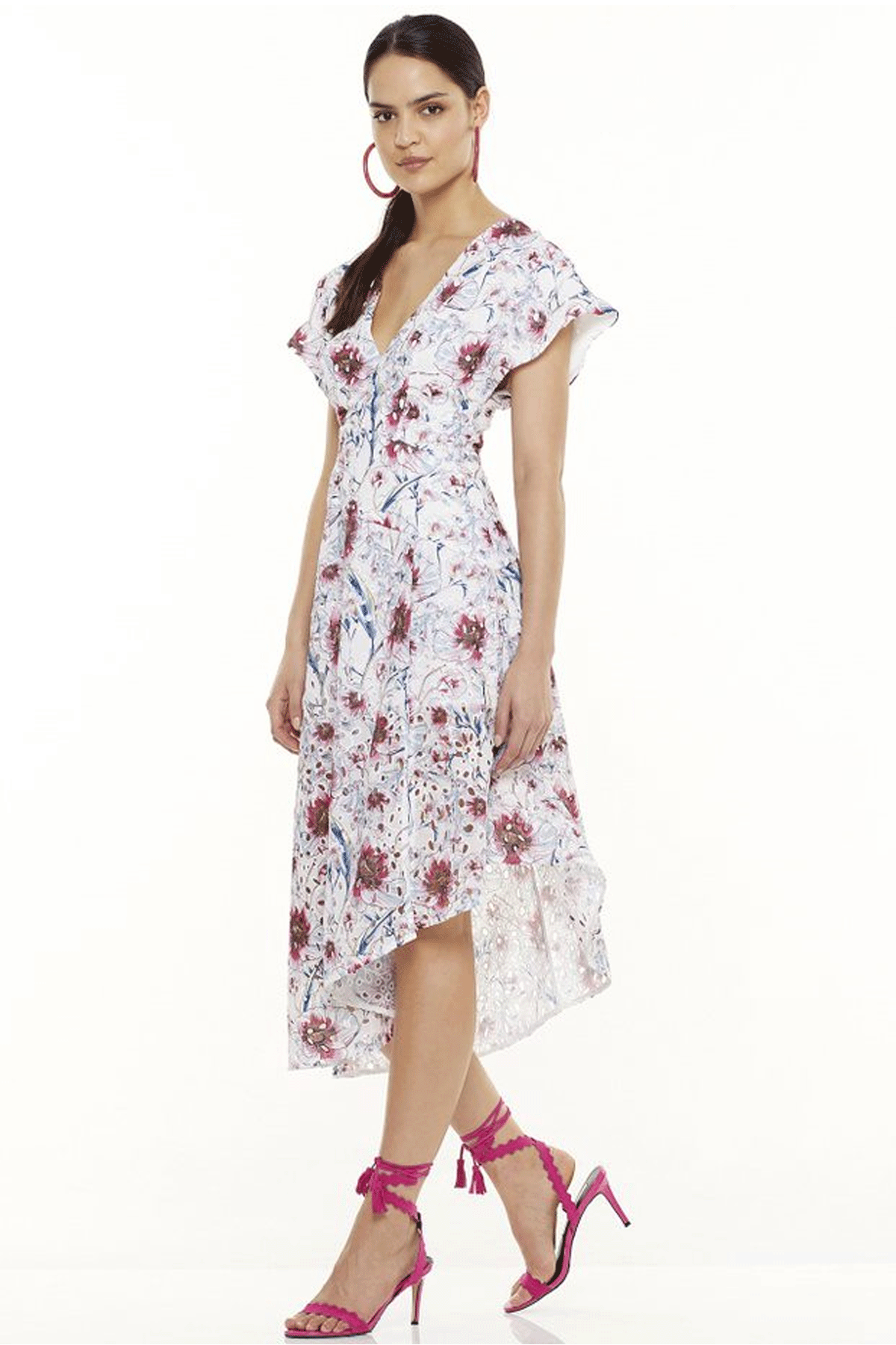 Talulah Bonita Midi Dress Casa Blanca Print