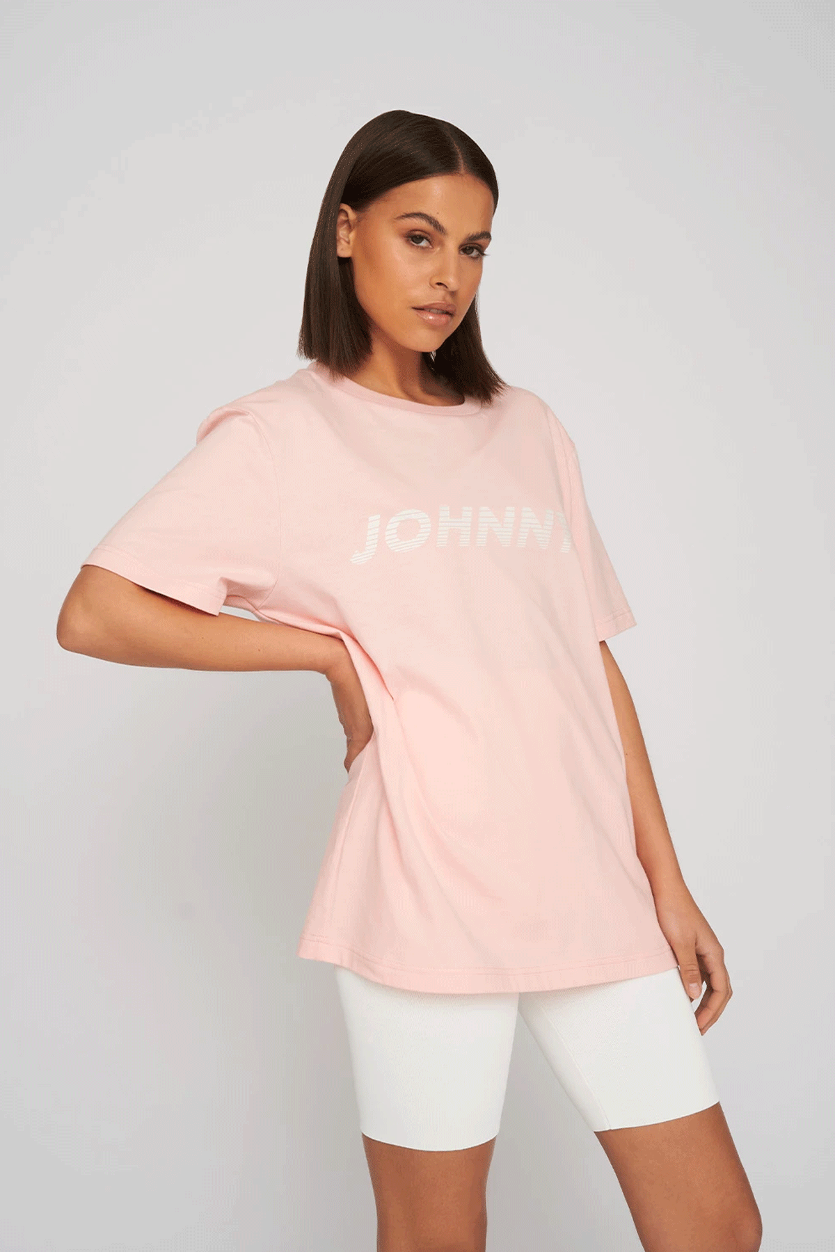 By Johnny Johnny Rush Tee Pink White