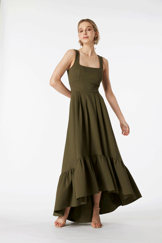 Elliatt Oriana Dress Olive